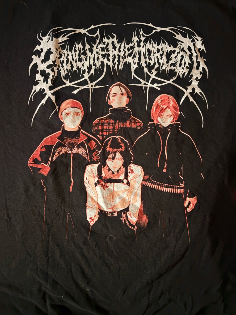 Bring me the horizon band  T-Shirt - Black/Red